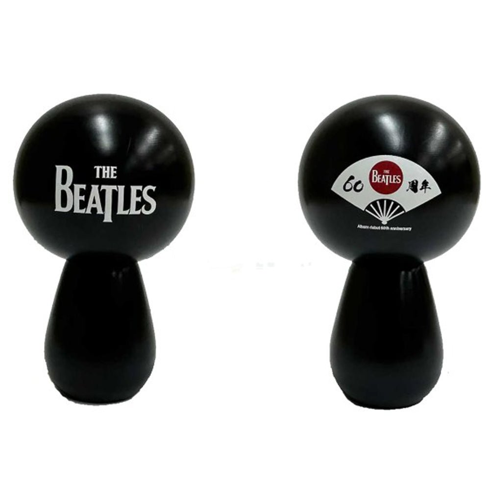 THE BEATLES ビートルズ (結成 65周年 ) - meets Japanese traditional craft Album debut 60th anniversary / こけし / 小 / 黒色 / インテリア置物 - PGS